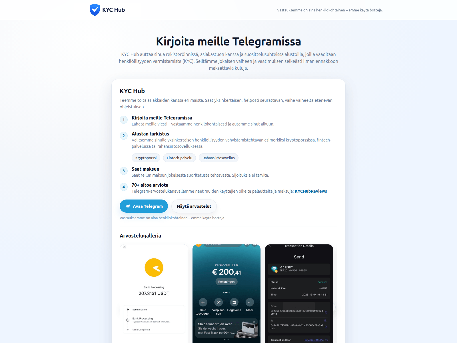Screenshot of www.finlandverify.com