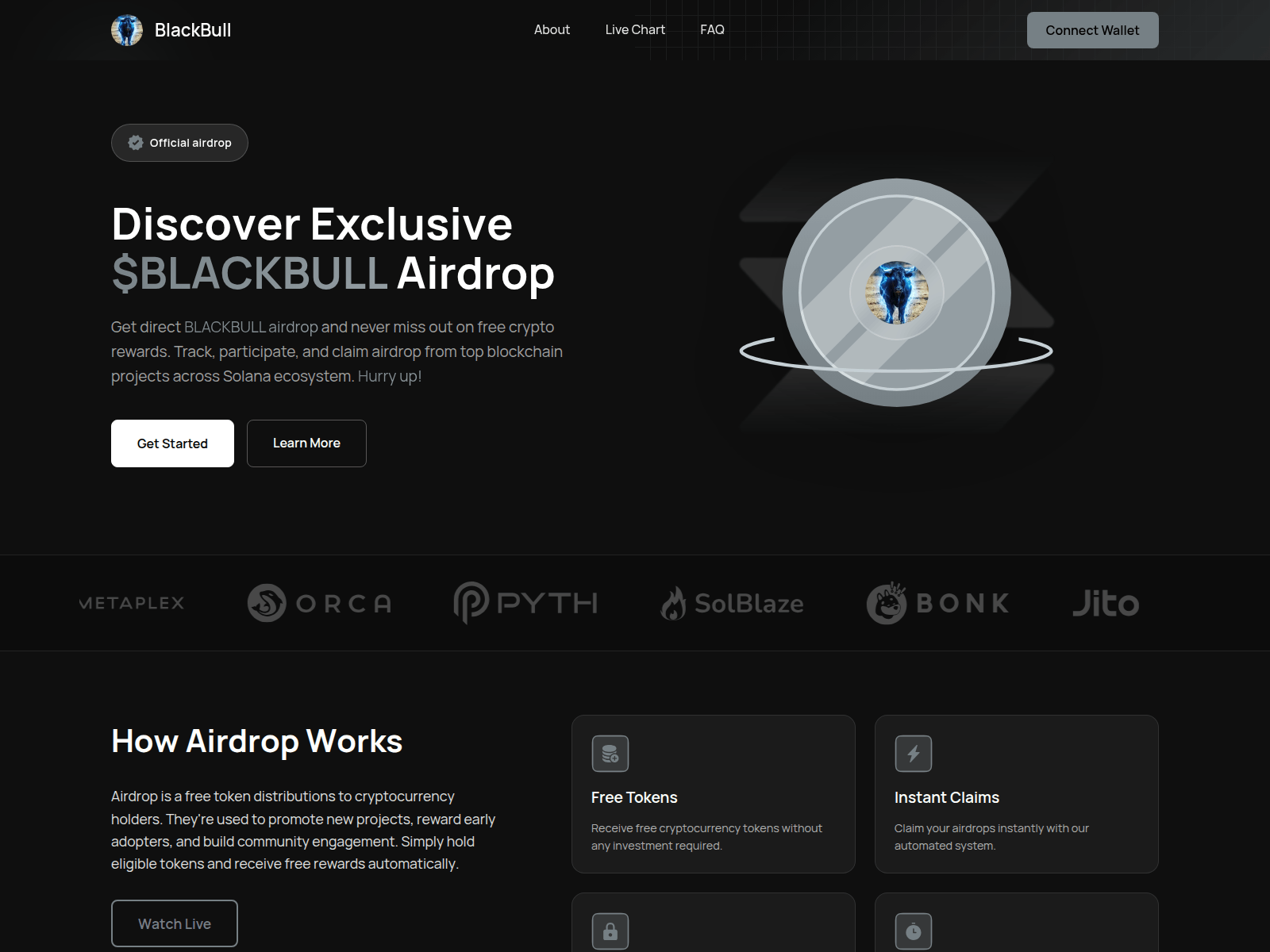 Screenshot of blackbulldrop.top