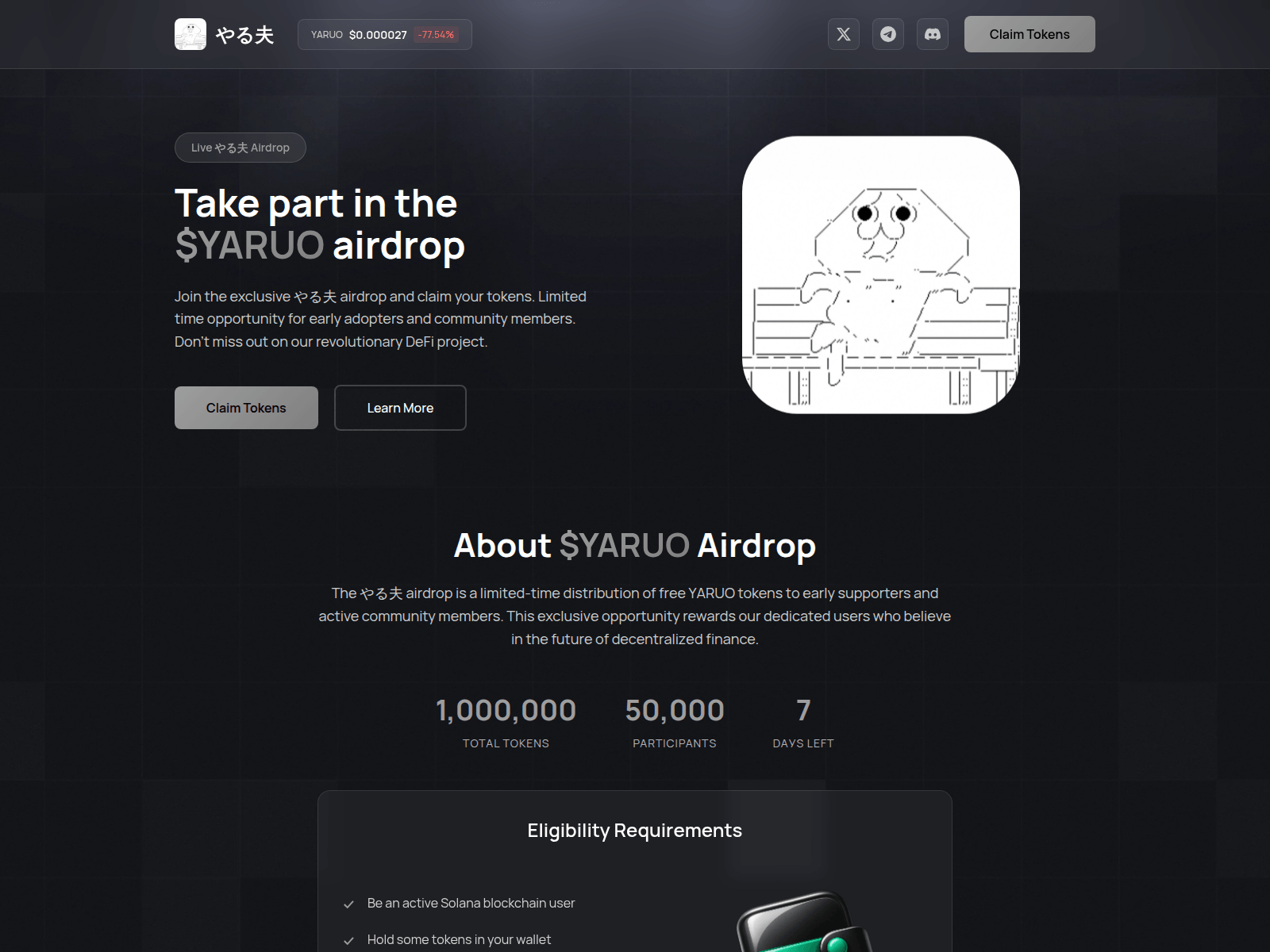 Screenshot of register-yaruo.fun
