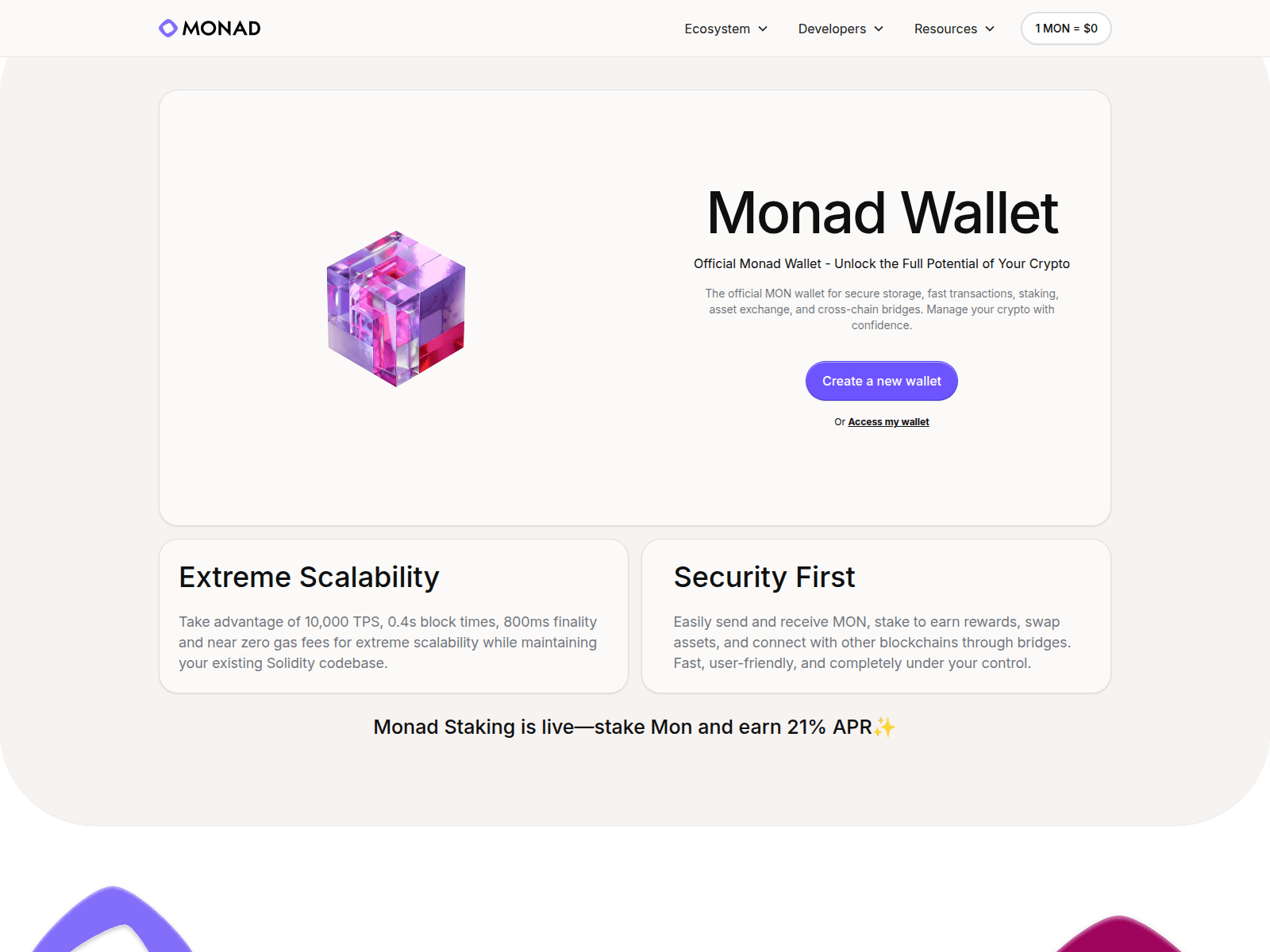 Screenshot of monadapp.org