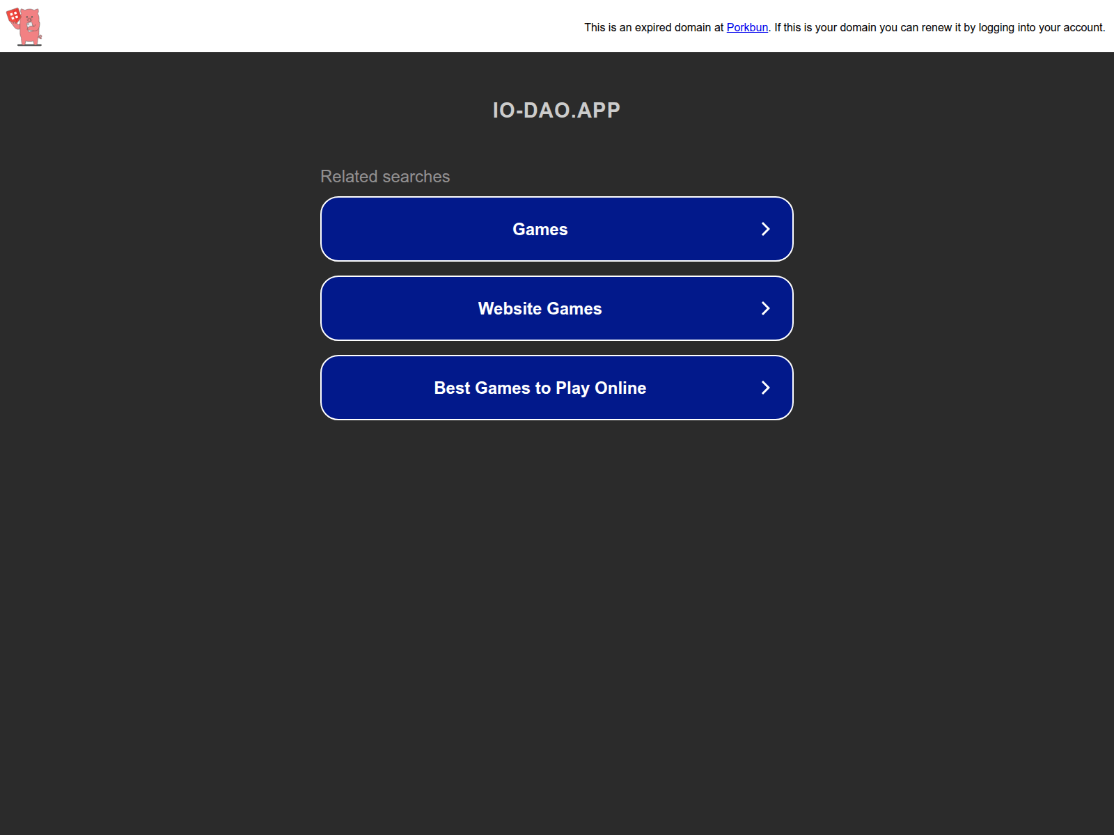 Screenshot of io-dao.app