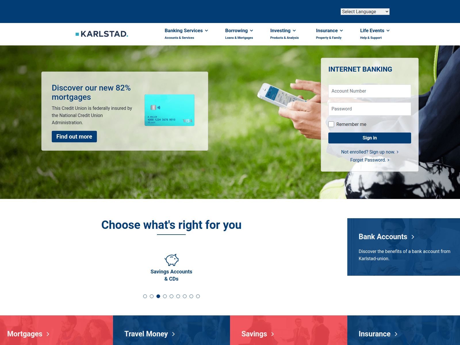 Screenshot of karlstad-union.com