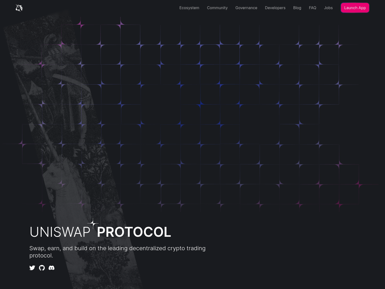 Screenshot of protocol.uniswap-staging.org