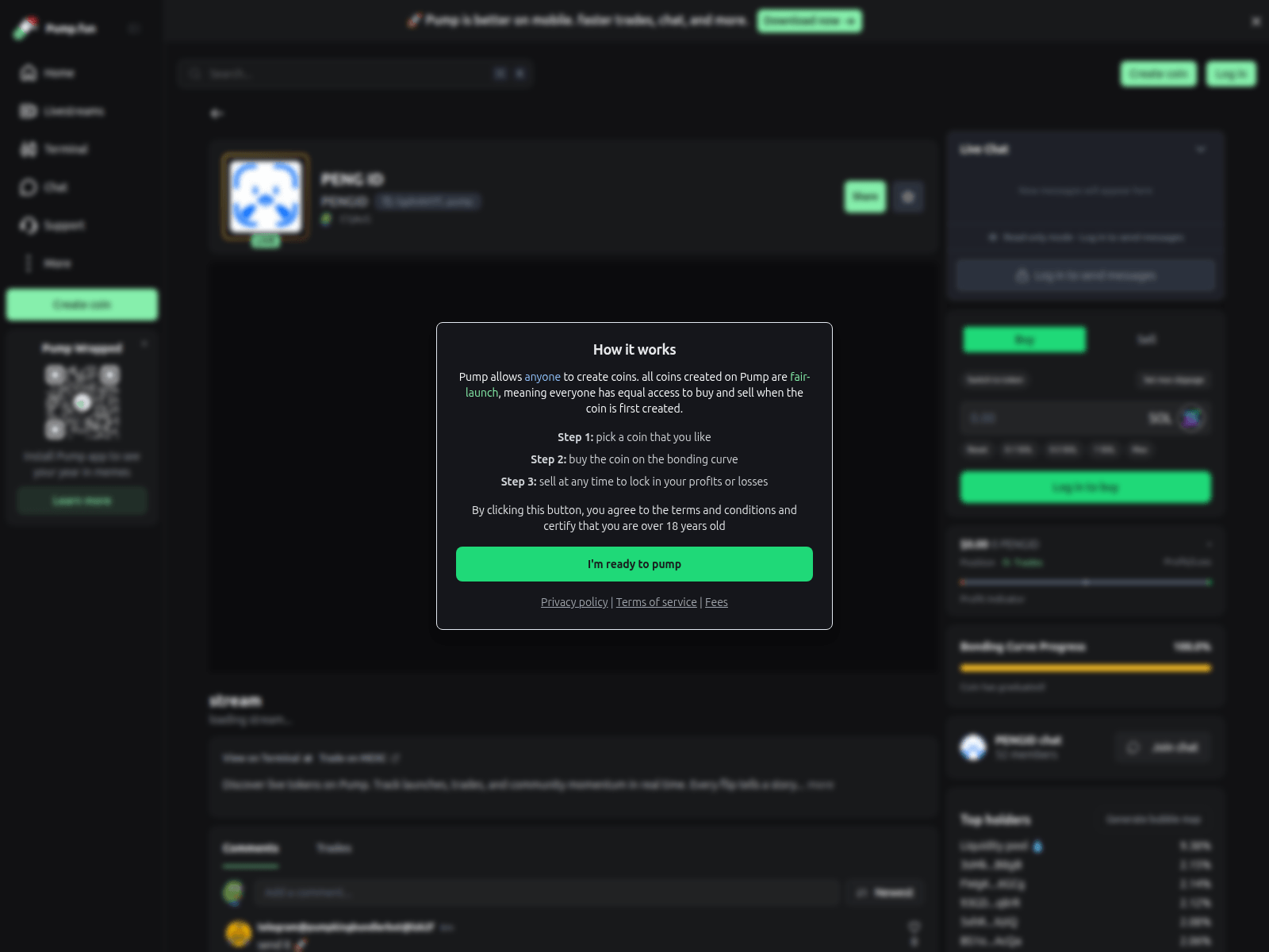 Screenshot of punq.fun
