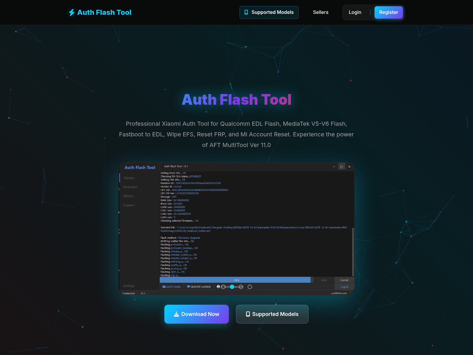 Screenshot of github.authflash.com