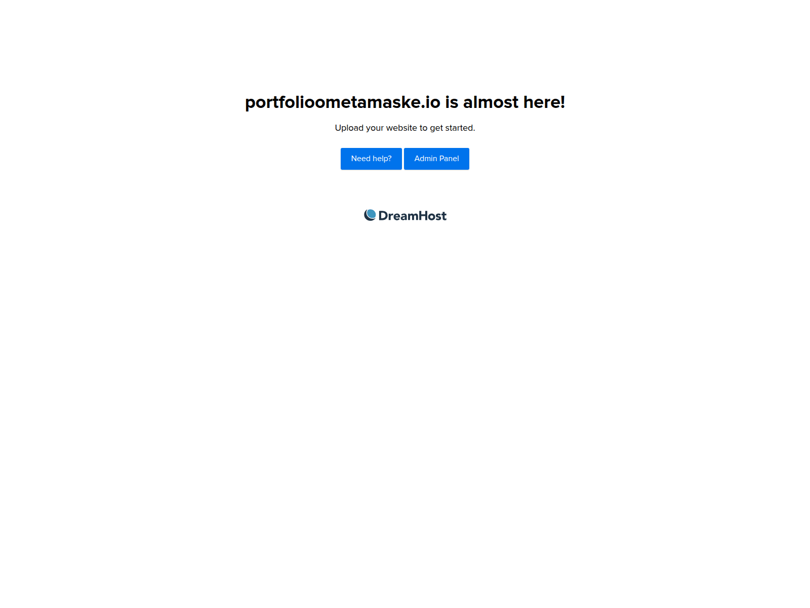 Screenshot of portfolioometamaske.io
