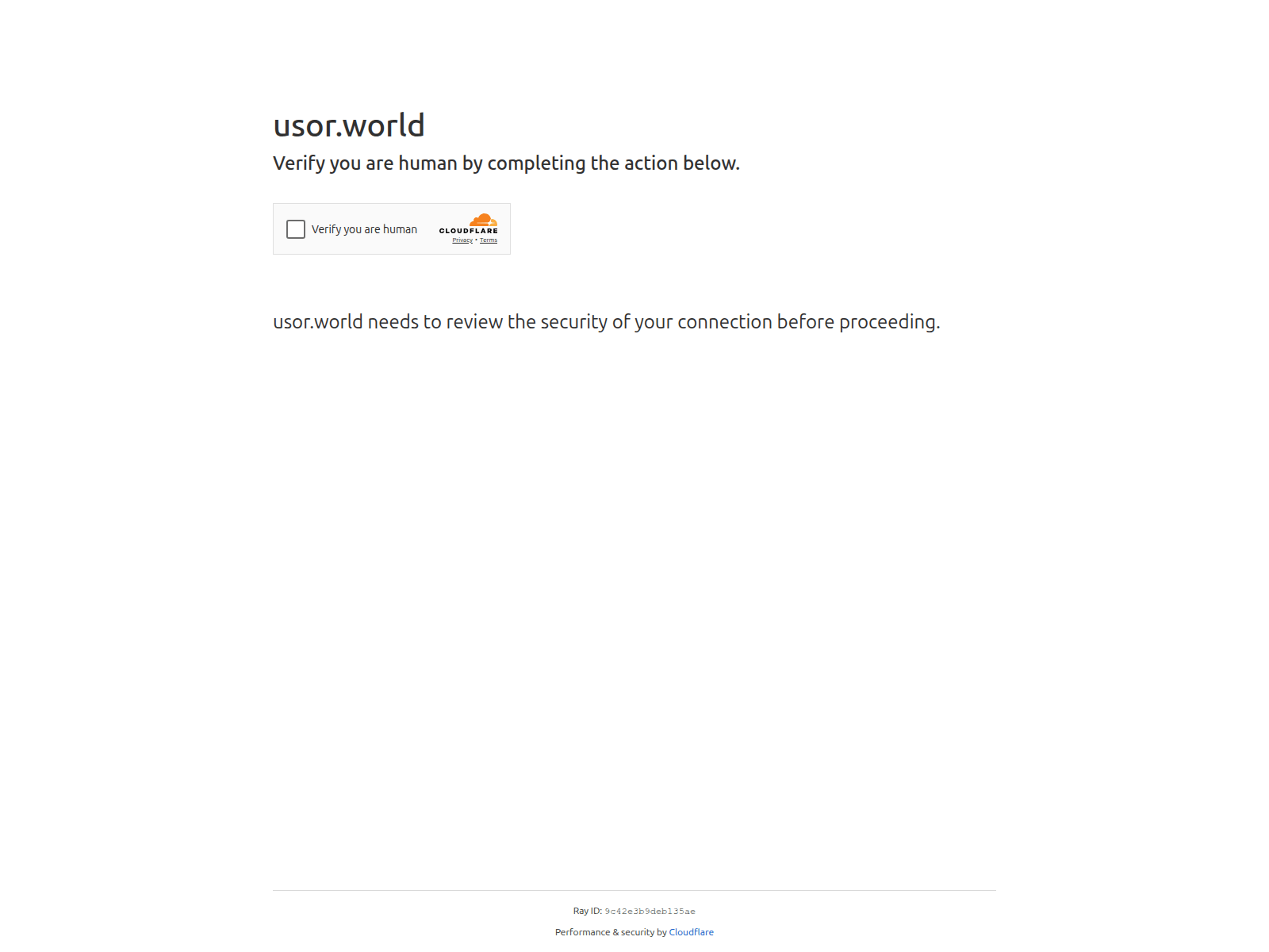 Screenshot of usor.world