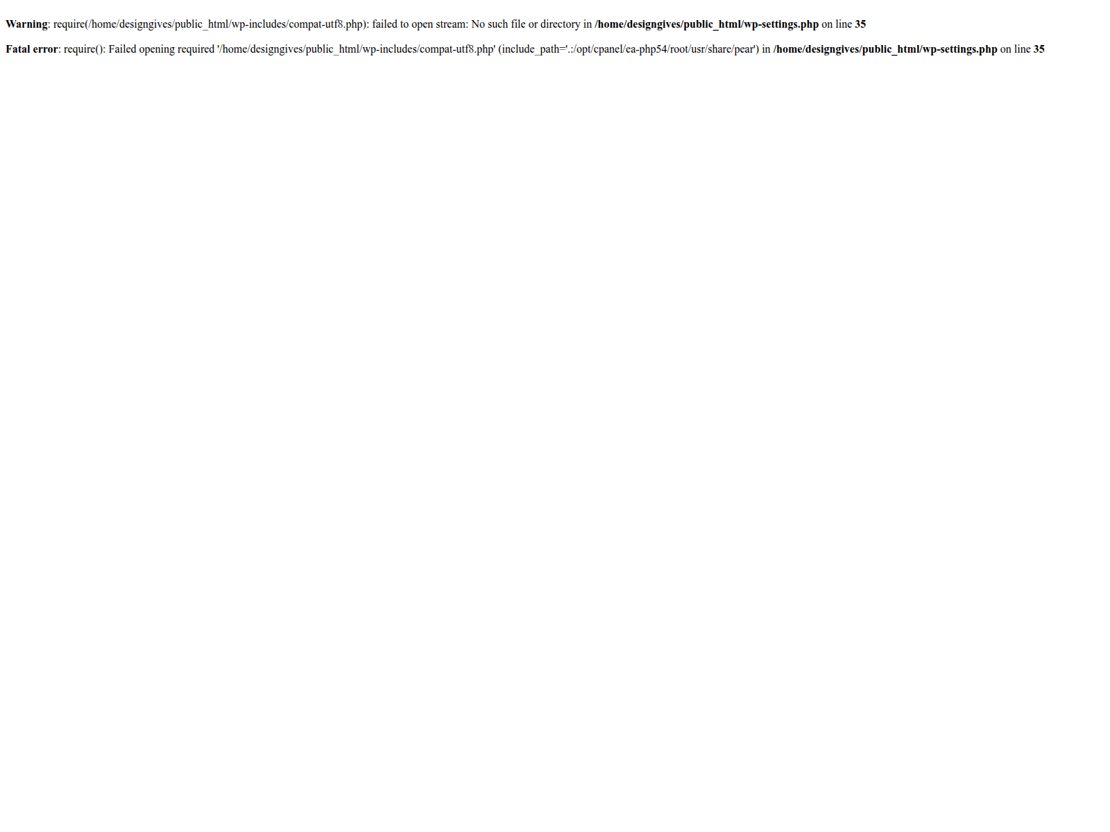 Screenshot of design.gives