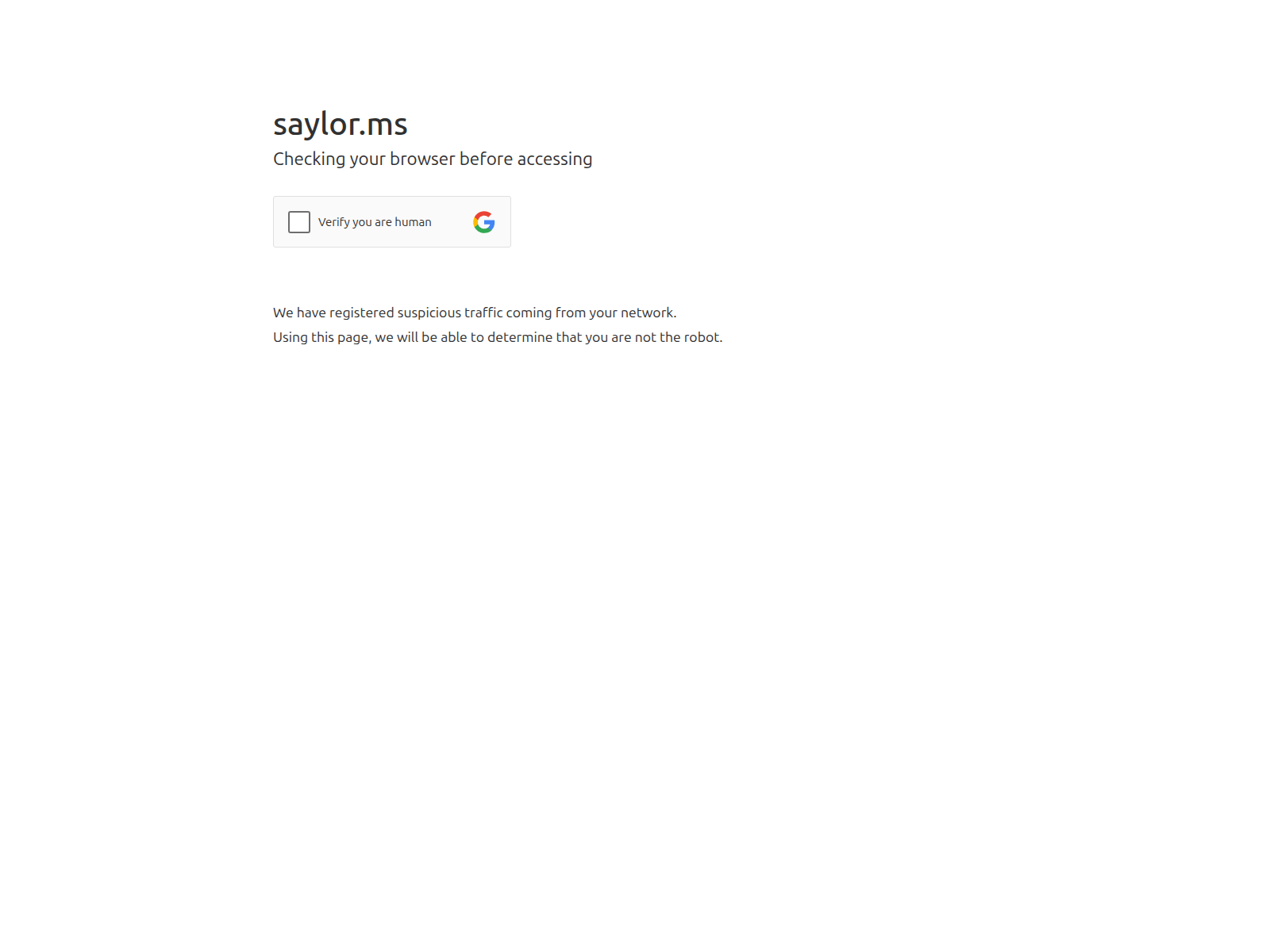 Screenshot of saylor.ms