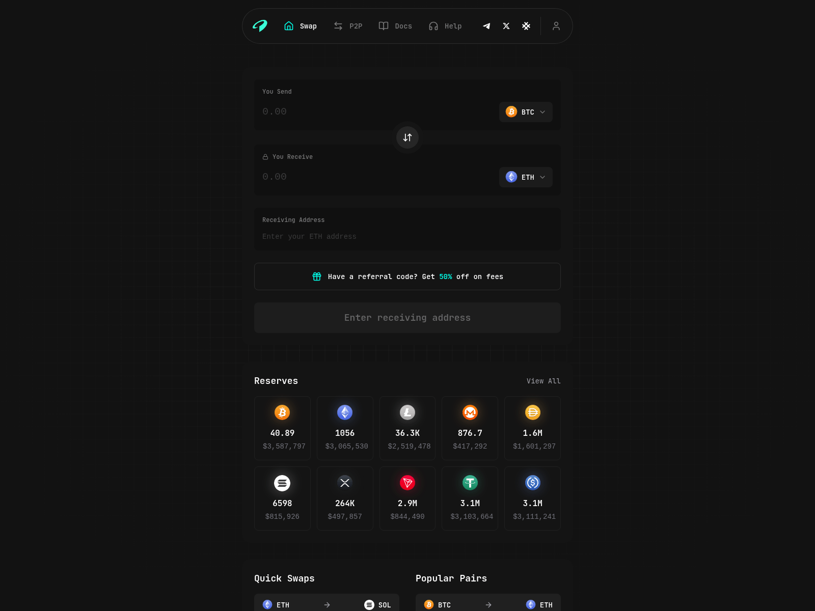 Screenshot of malgoswap.org