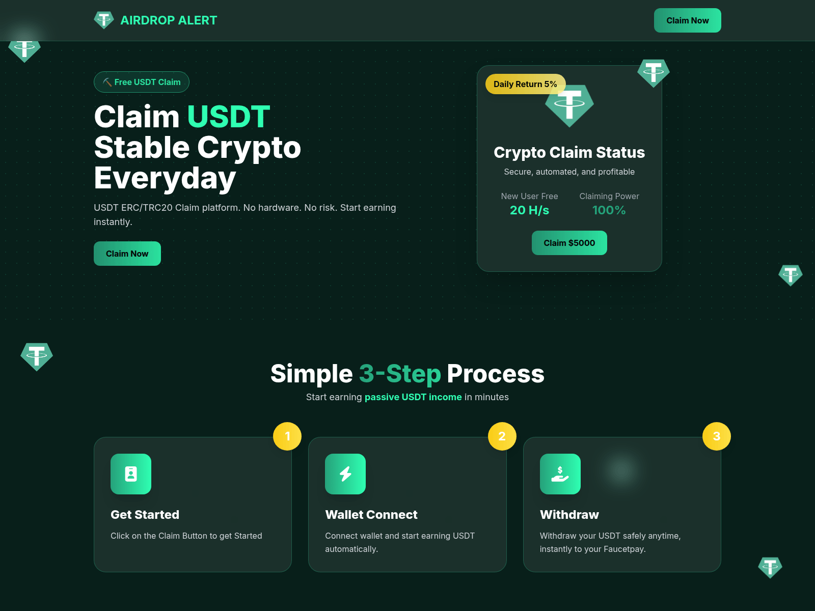 Screenshot of claimairrdrop.site