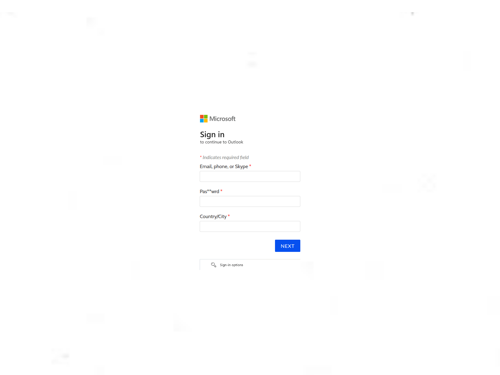 Screenshot of outlookmaillermailere.weebly.com
