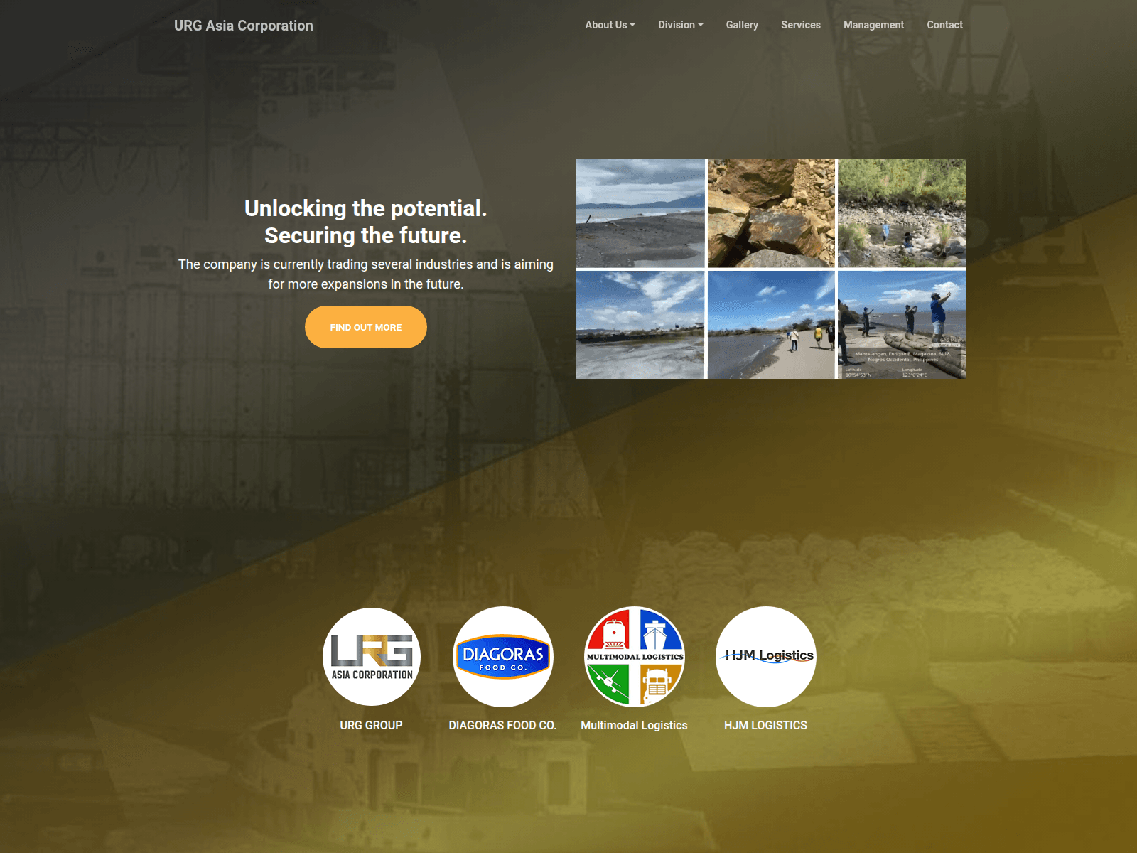 Screenshot of urgasiacorp.com