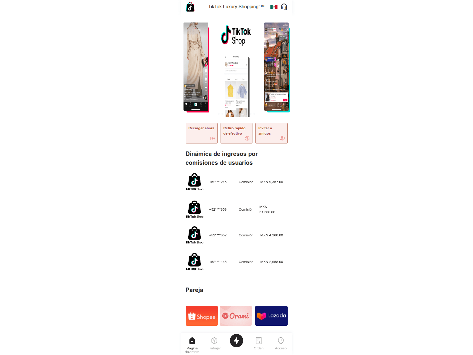 Screenshot of mx-tiktok-shop-vip.com