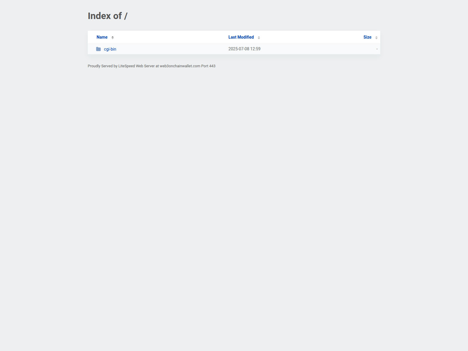 Screenshot of web3onchainwallet.com