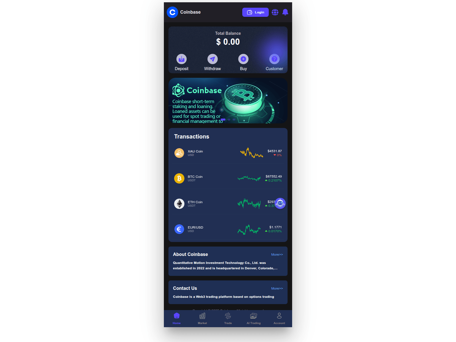 Forensic screenshot of coinusbase.top
