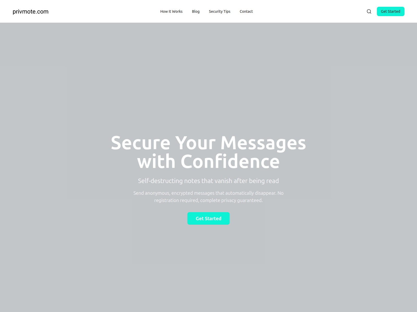 Screenshot of privmote.com