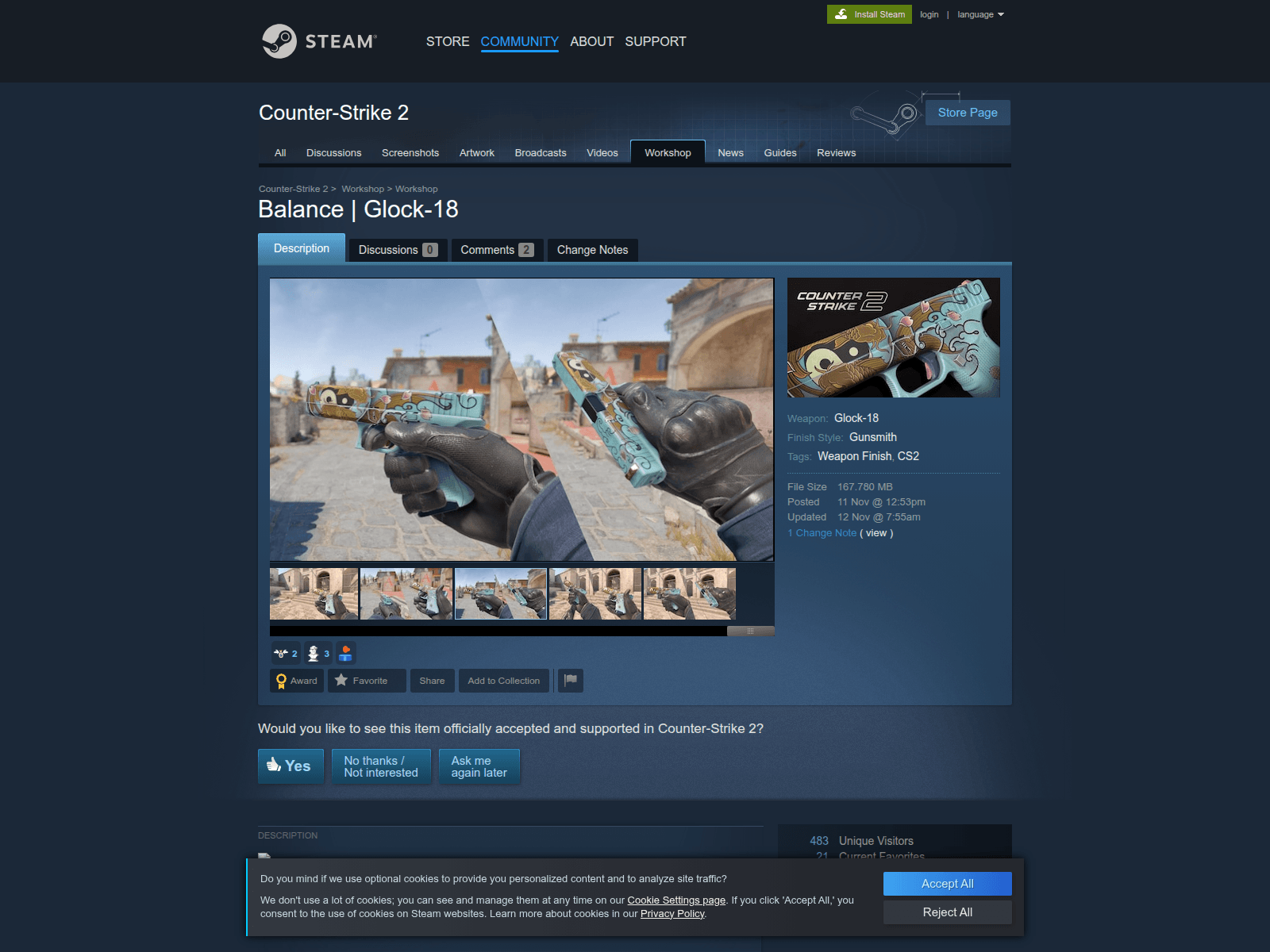 Screenshot of store.workshops-glocks.shop