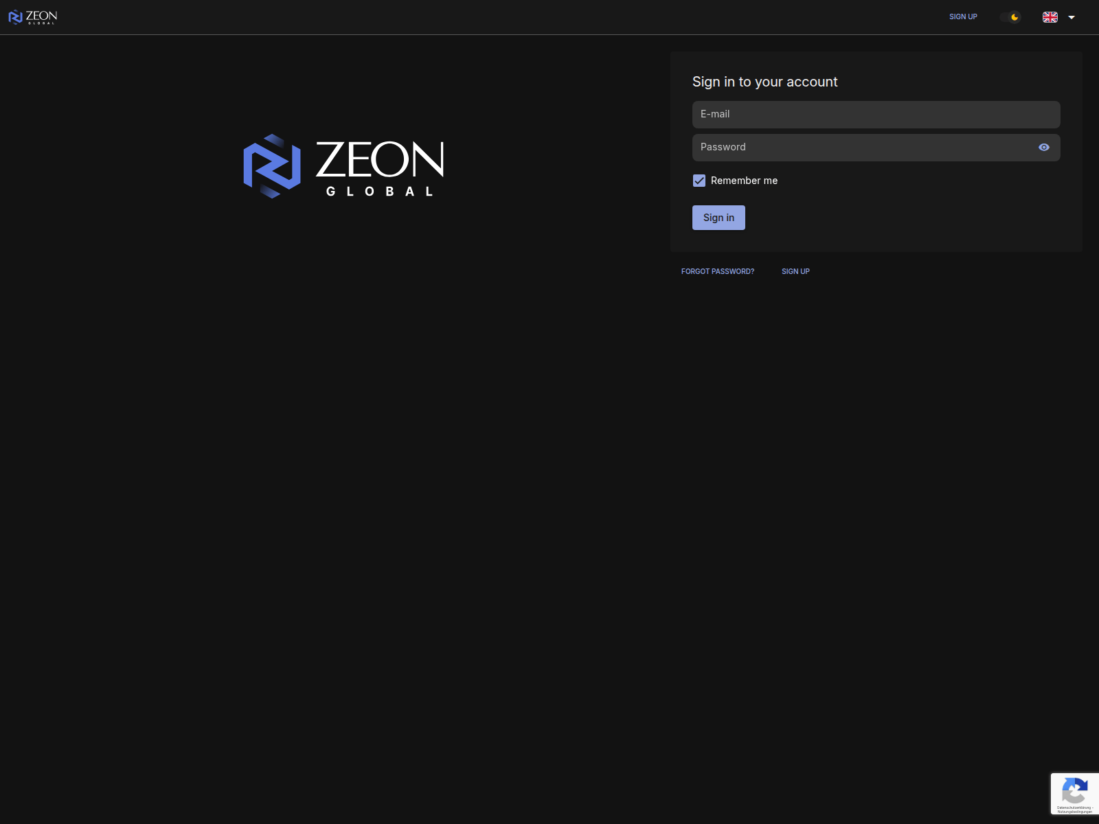 Screenshot of my.zeon-ltd.com.co