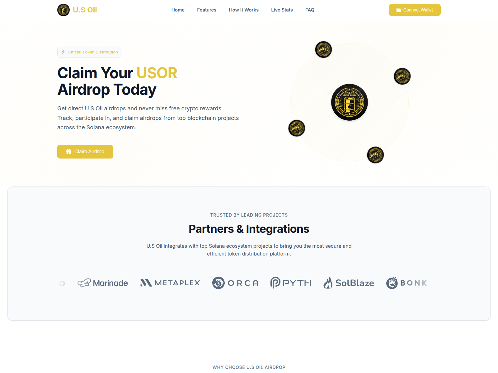 Screenshot of usorproject.lol