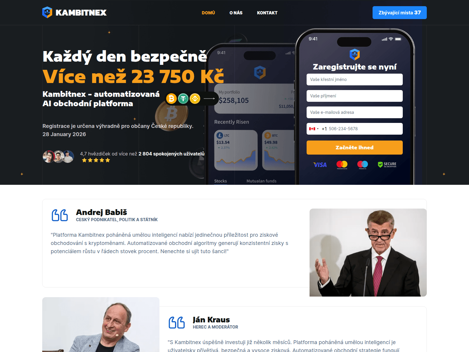 Forensic screenshot of kambitnex.net