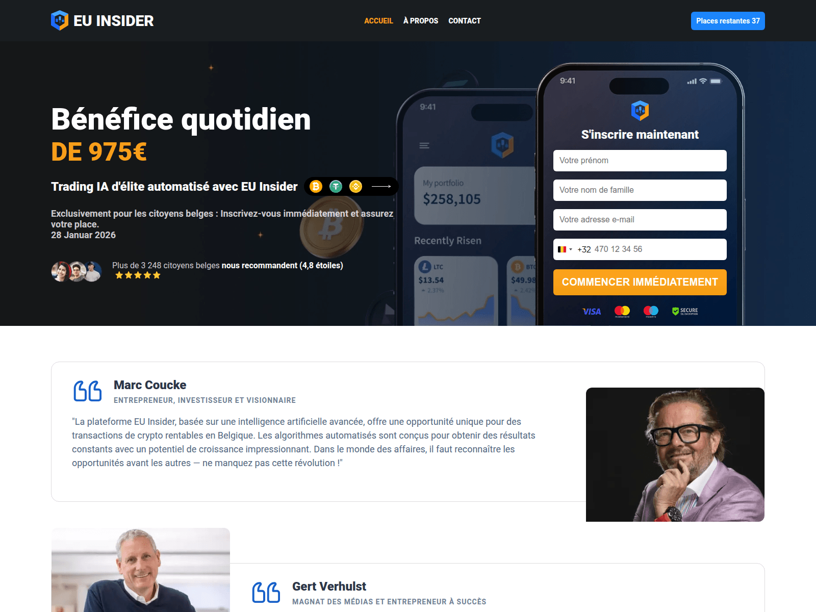 Screenshot of eu-insider.net