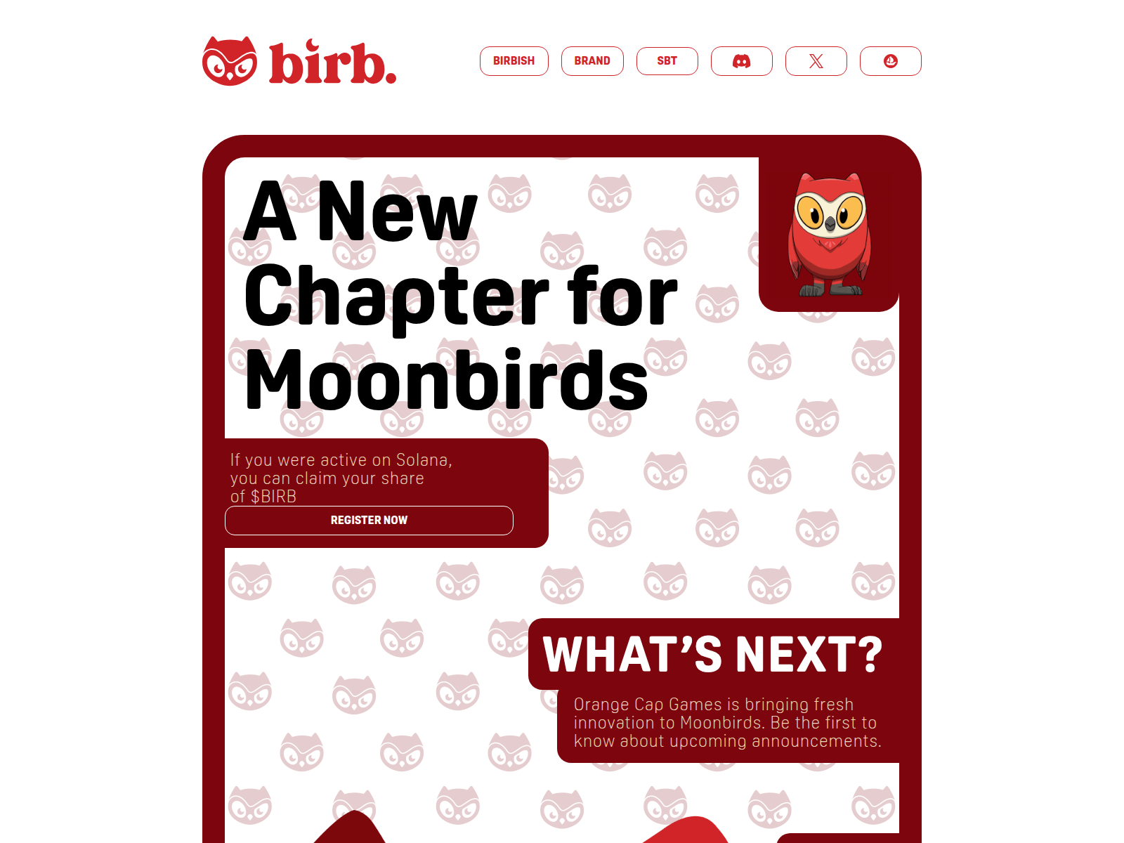 Screenshot of token-moonbirds.com