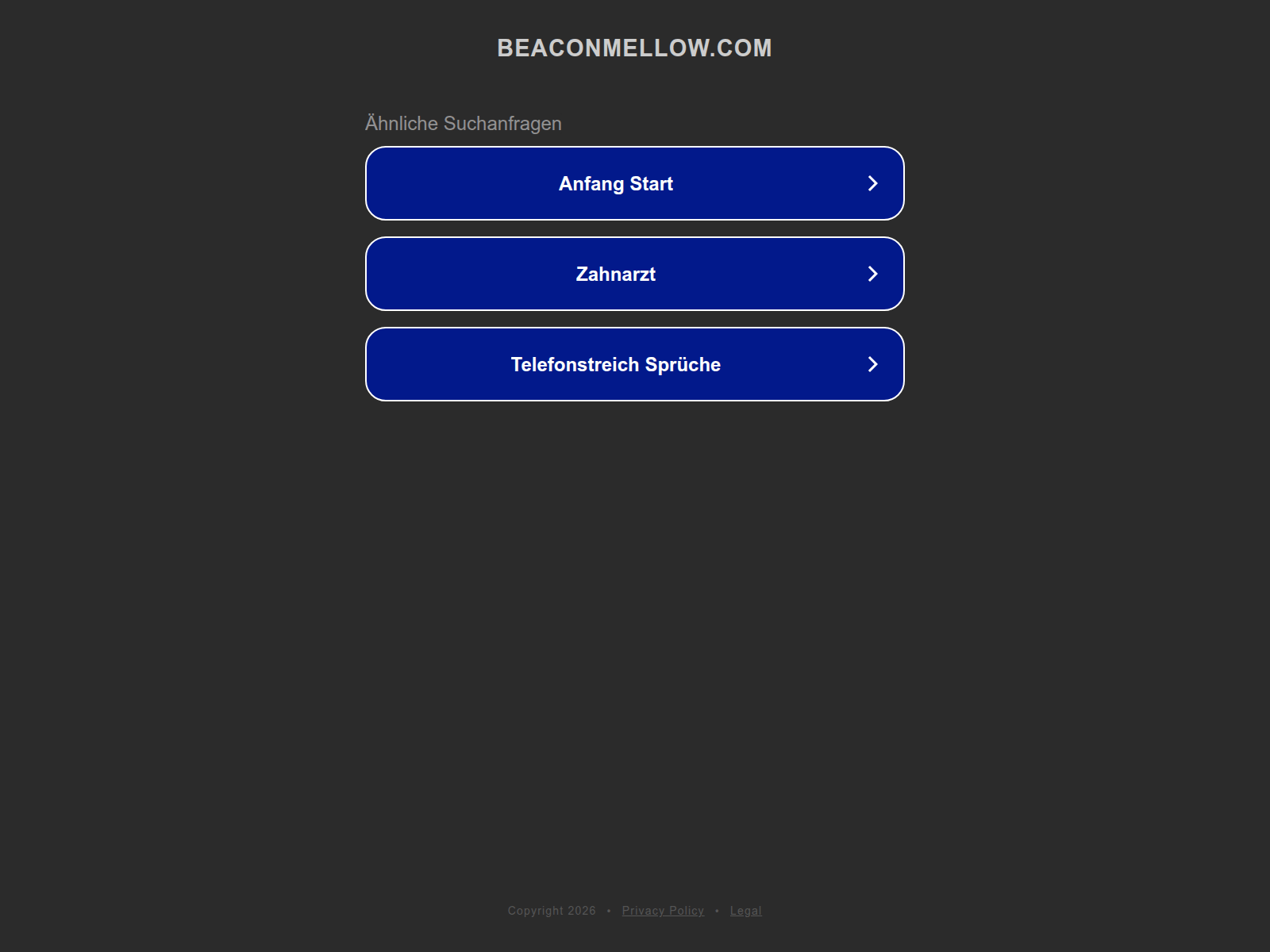 Screenshot of analytics.beaconmellow.com