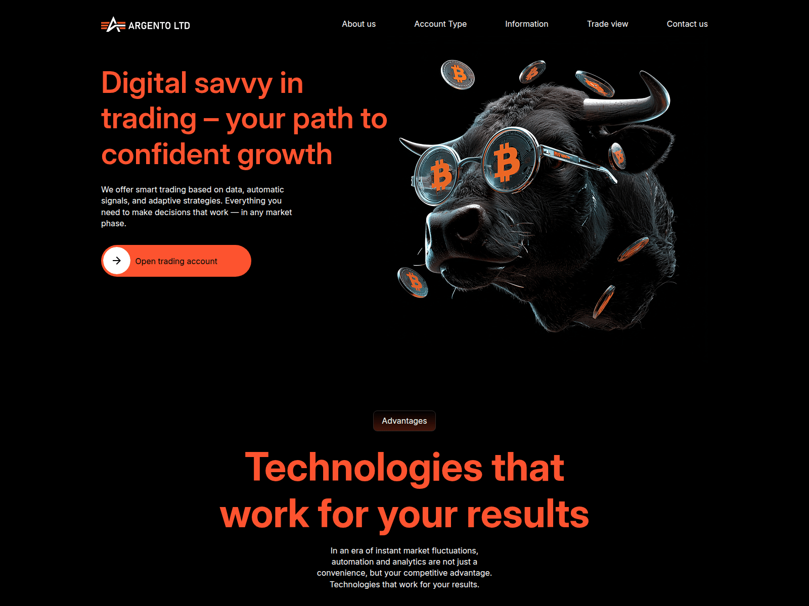 Screenshot of argento-ltd.net