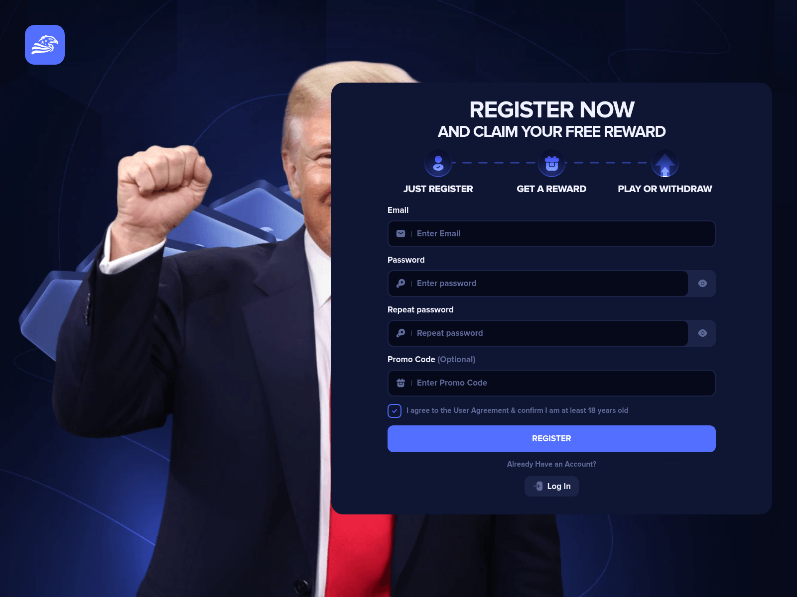 Screenshot of trumpino.cc