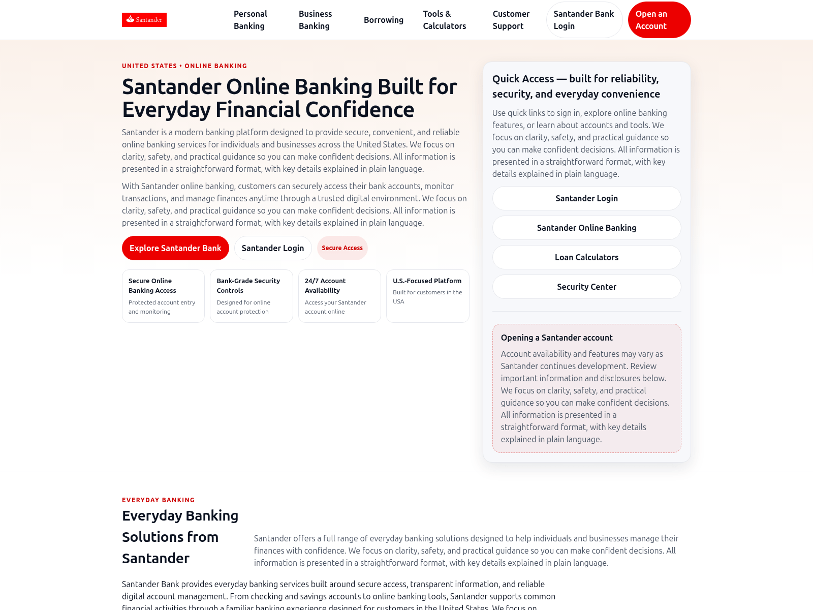 Screenshot of santandorbank-us.com
