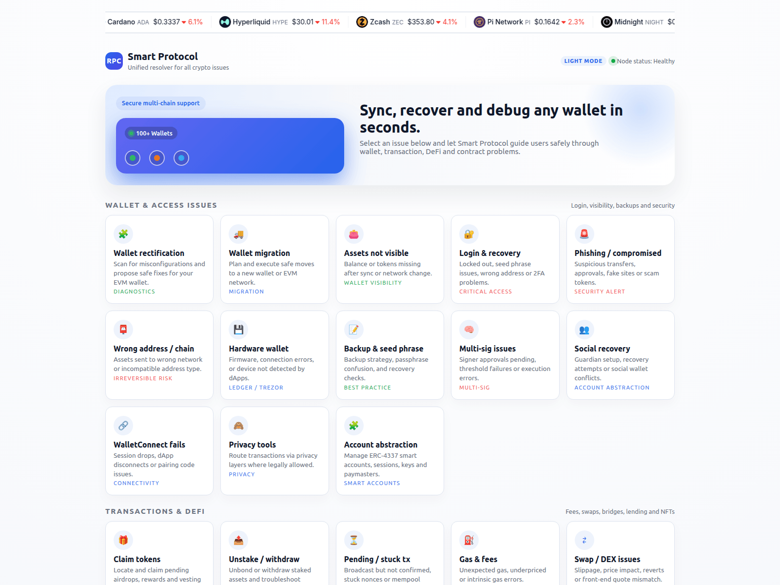 Screenshot of smartprotocol.publicvm.com