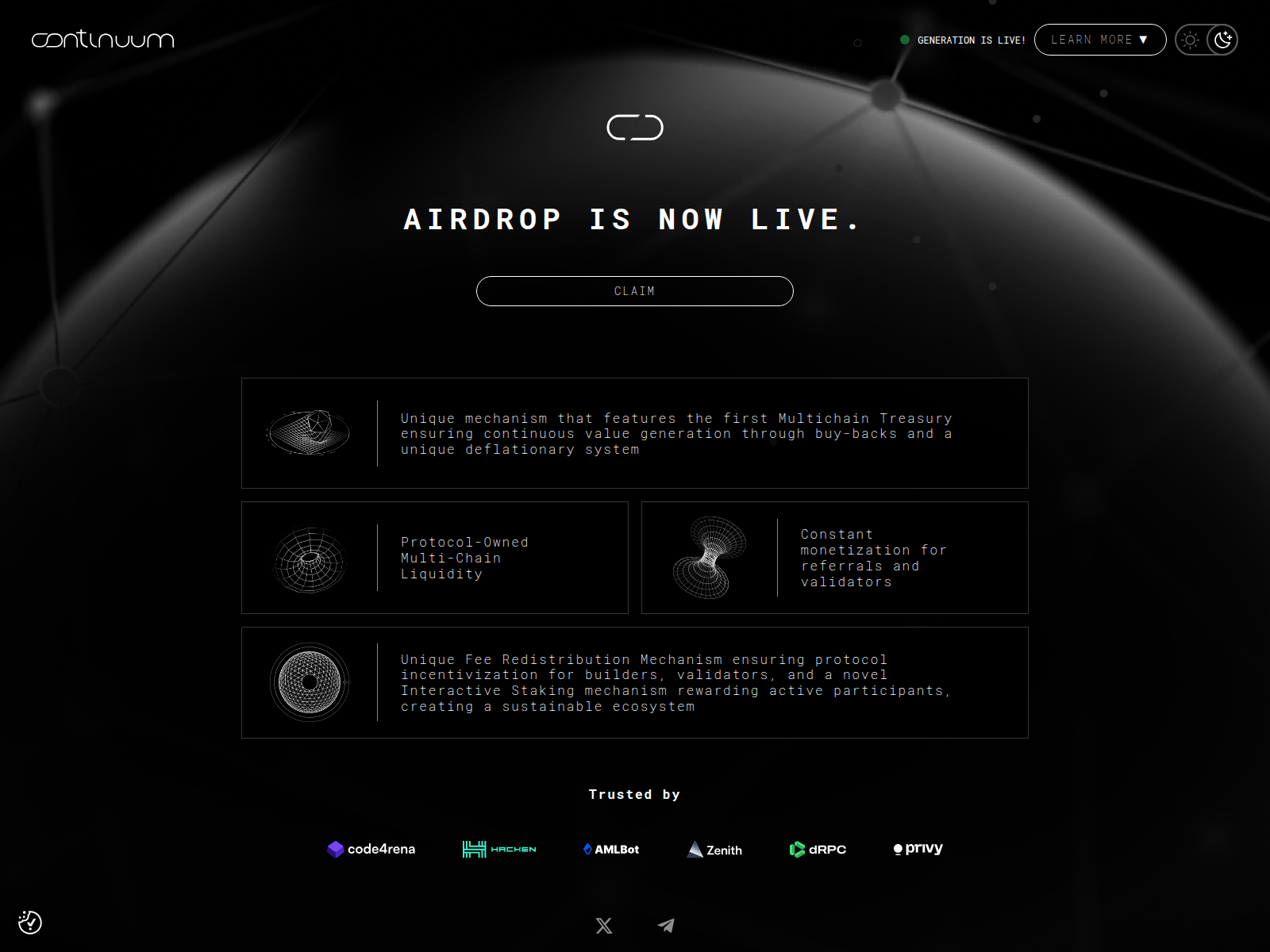 Screenshot of claim-c8ntinuum.xyz