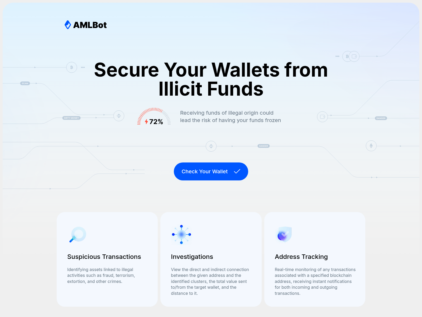 Screenshot of amlreviewbot.com