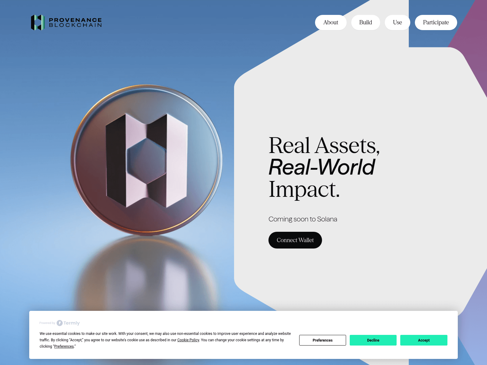 Screenshot of provenancefdn.com