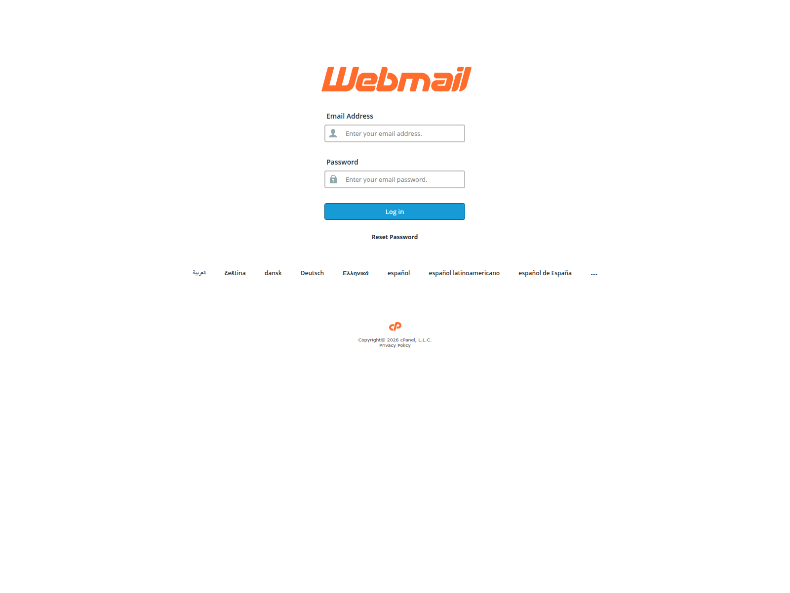 Screenshot of webmail.monopolymarketing.pk