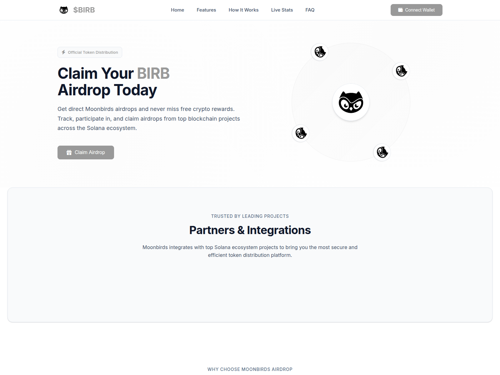 Screenshot of moonbirds.com.de