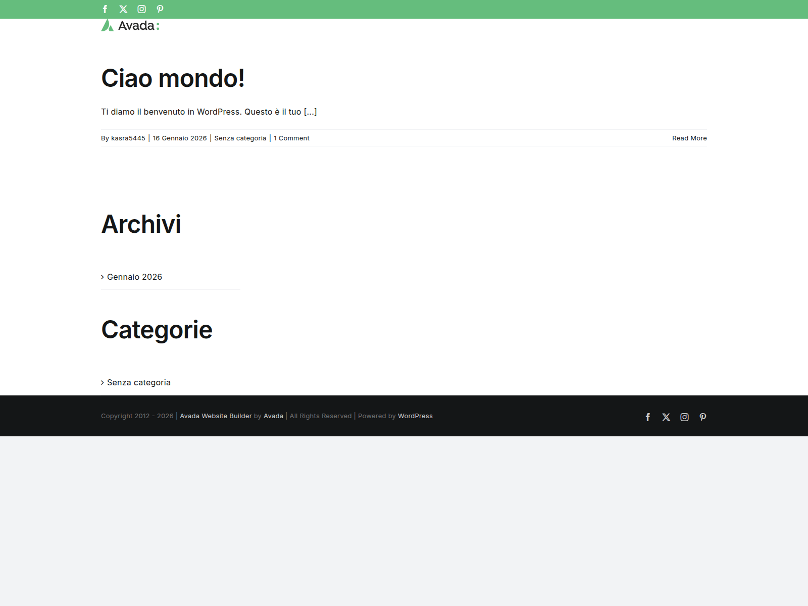 Screenshot of afr.magmademo.it