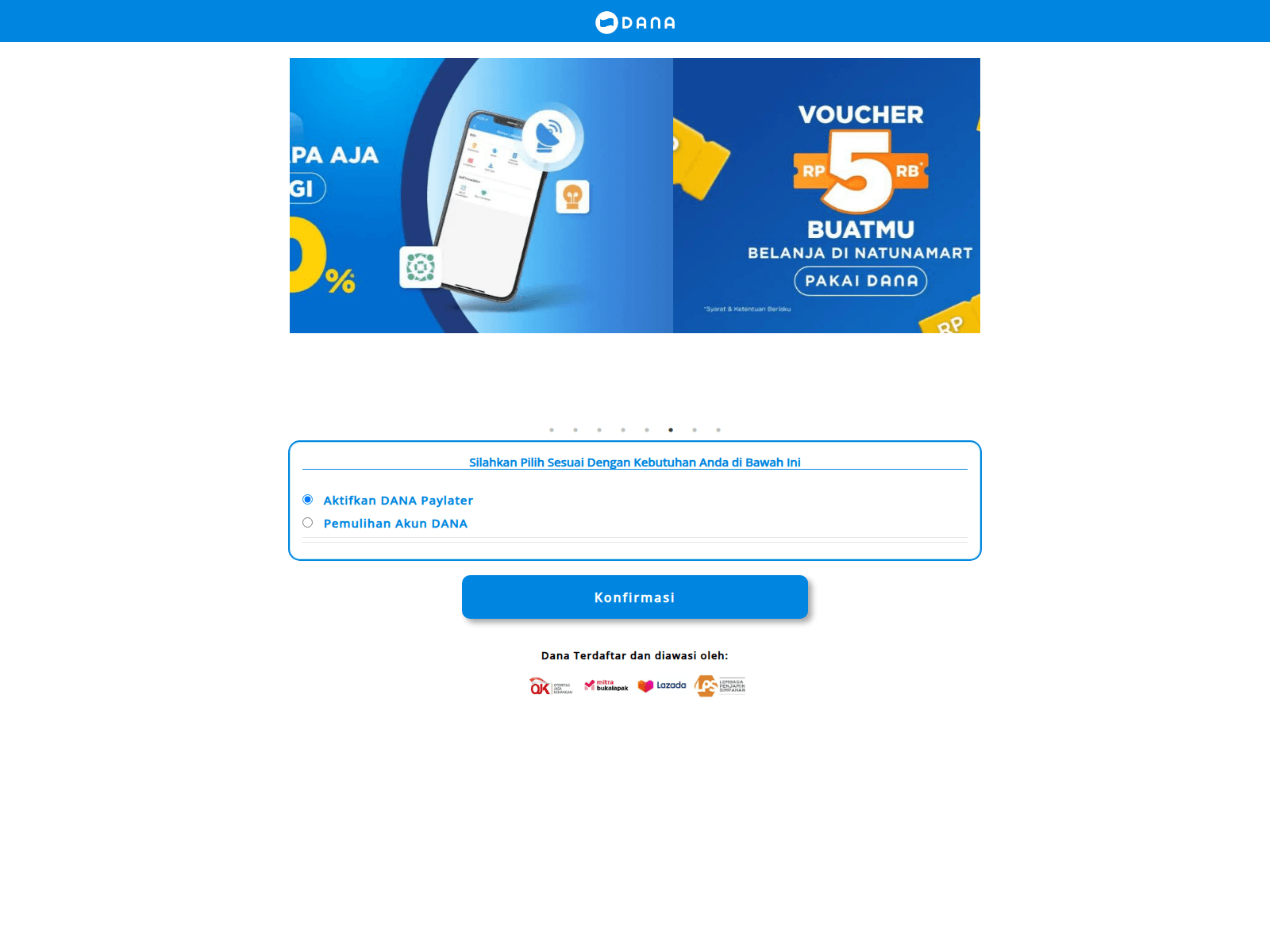 Screenshot of dana-indonesia.grelysuite.my.id