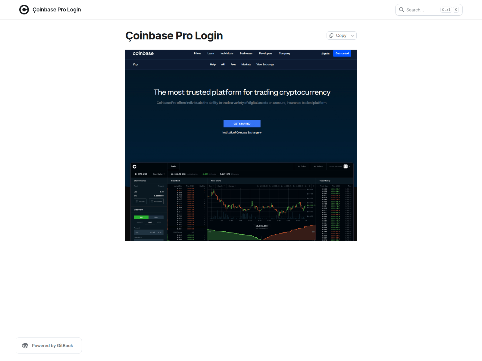 Screenshot of logencoinbcsepro.gitbook.io