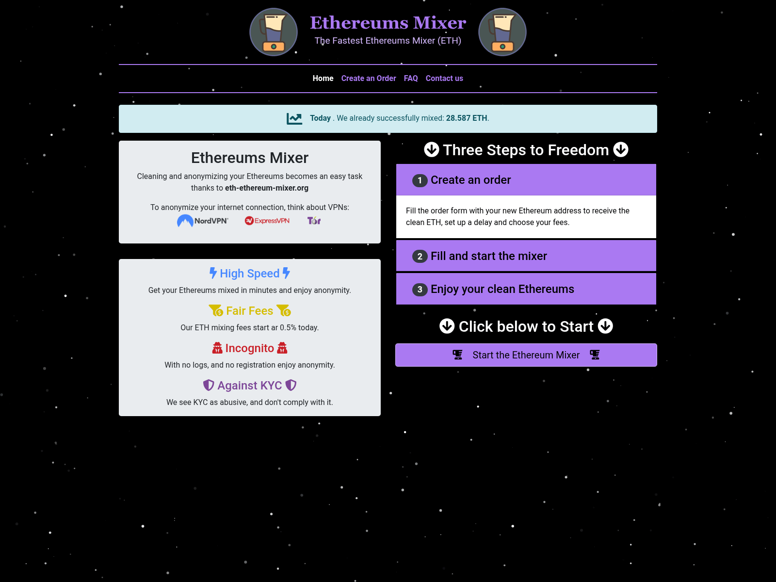Screenshot of eth-ethereum-mixer.org