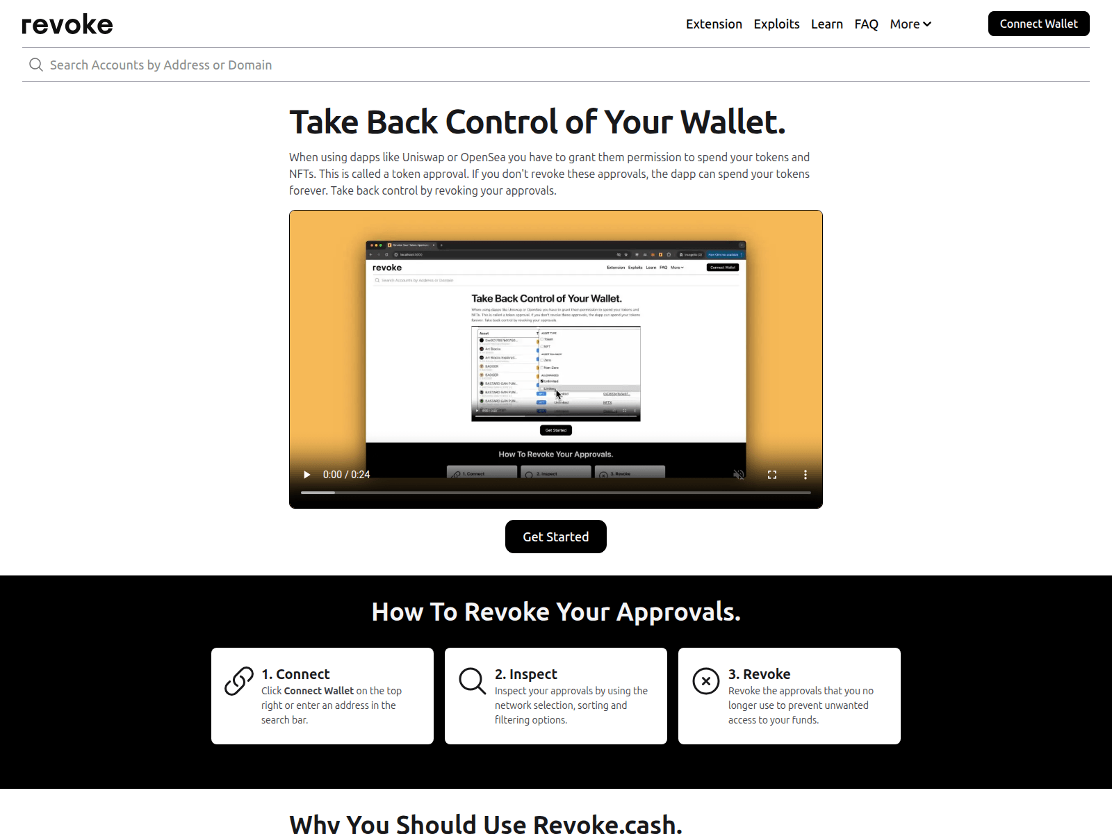 Screenshot of test-token-revoke.cyou