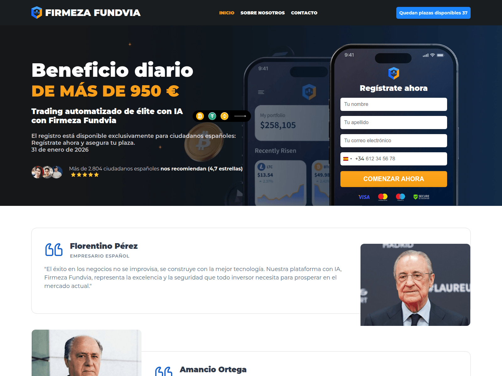 Screenshot of firmezafundvia-es.net