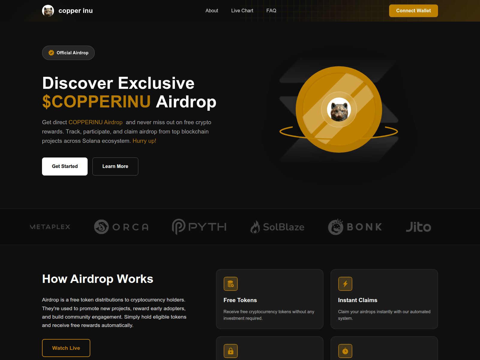 Screenshot of copperinudrop.lol