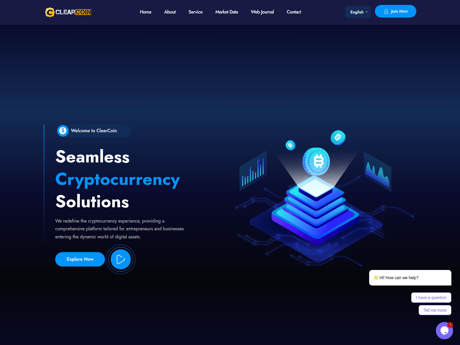 Screenshot of clearcoinfx.com