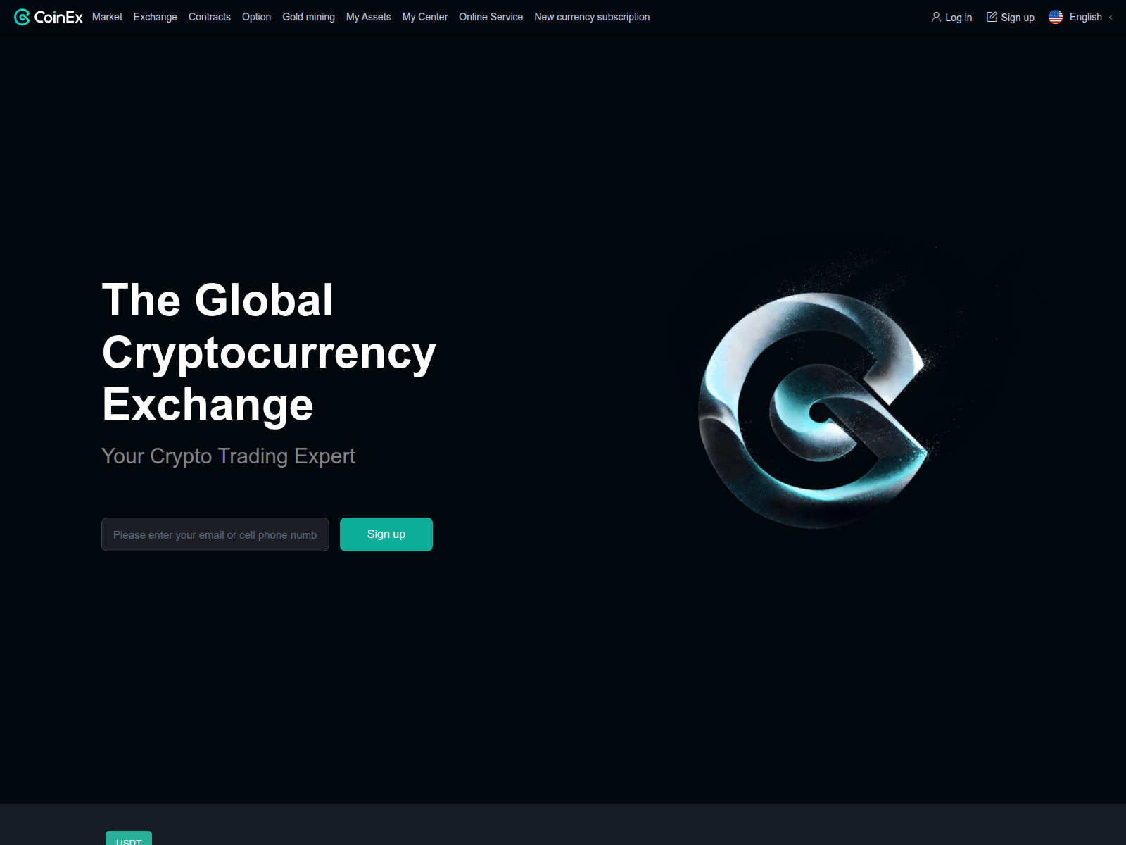 Screenshot of coininex.com