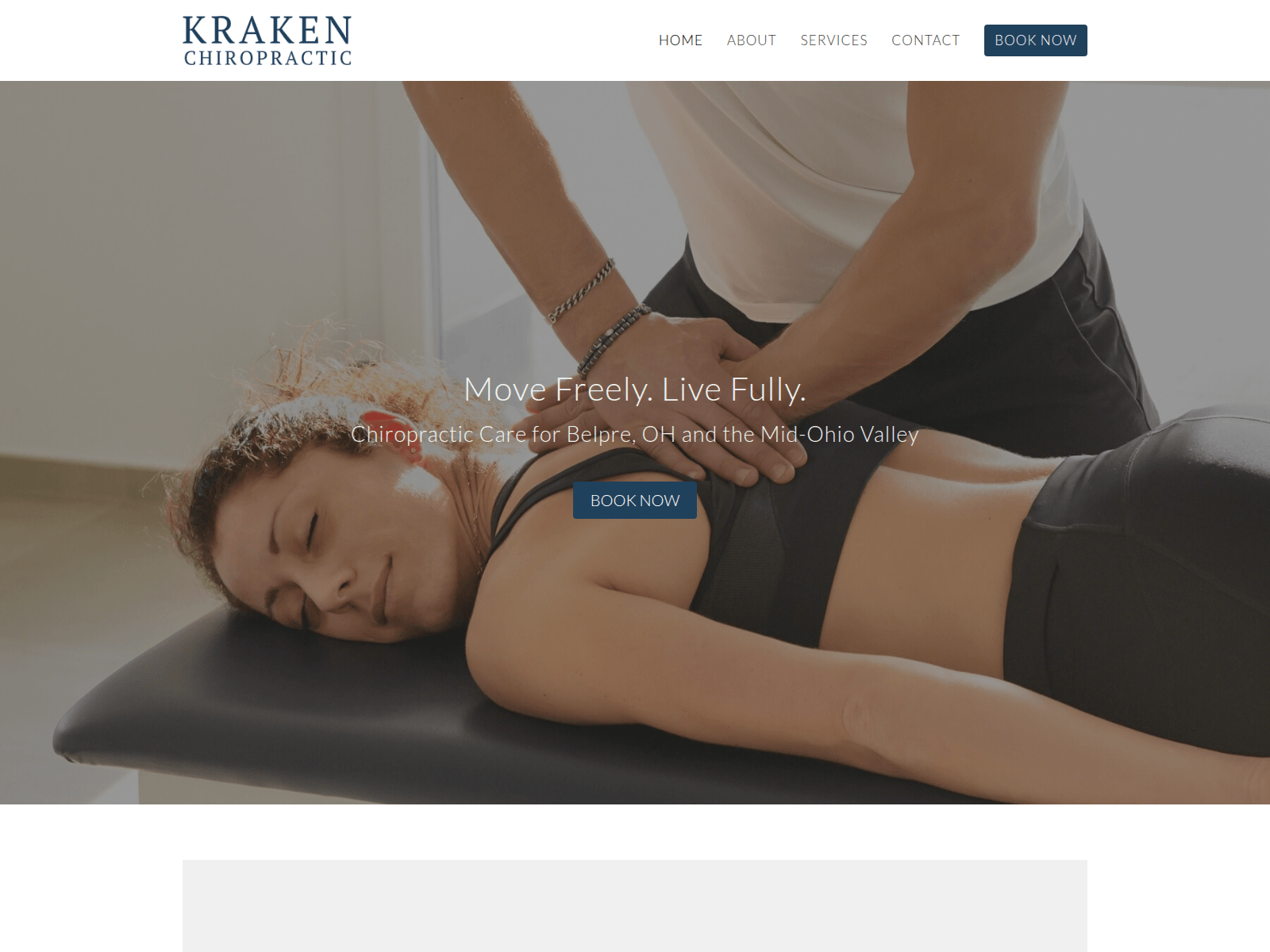 Screenshot of krakenchiropracticmov.com