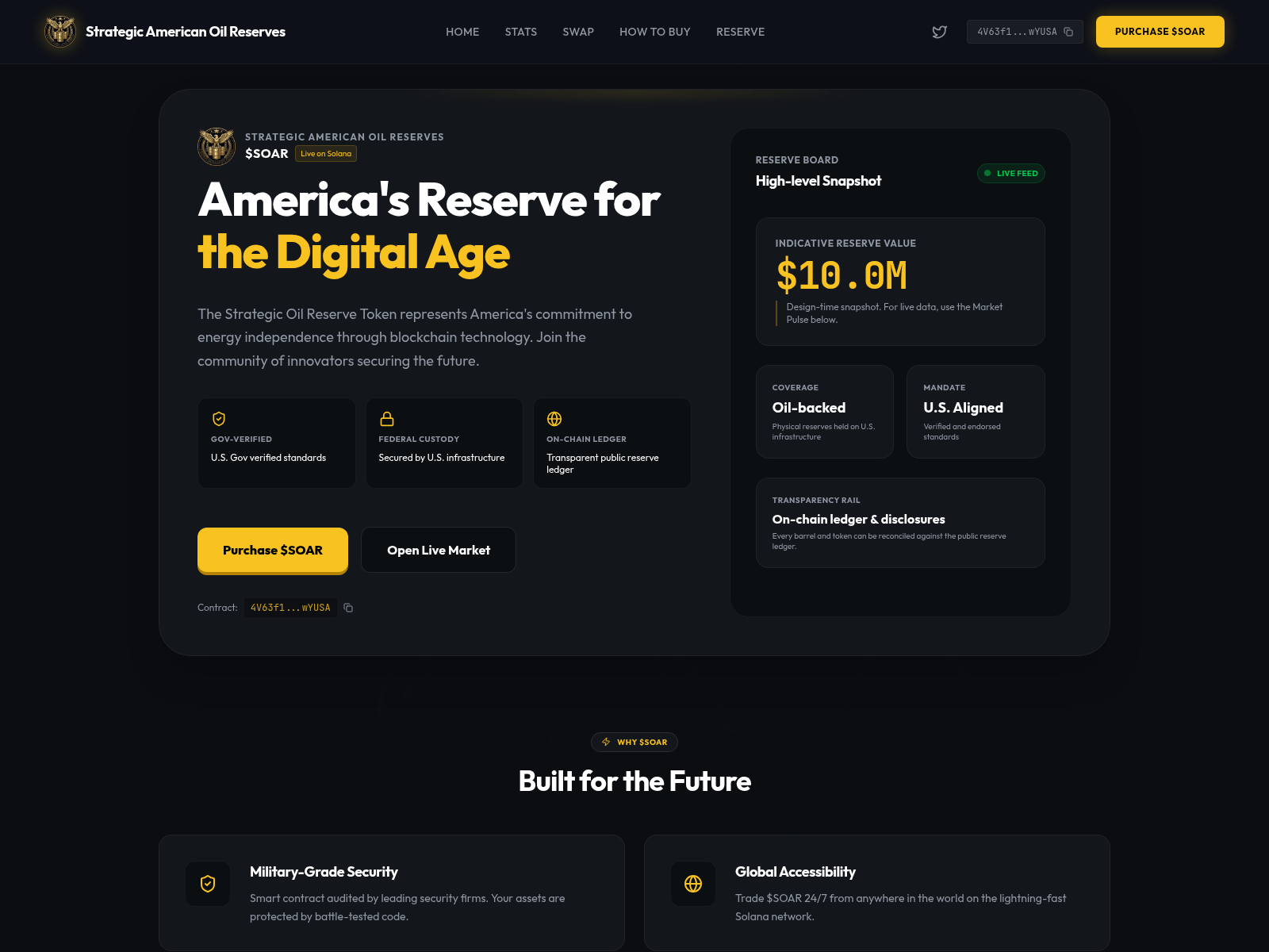 Screenshot of soarcoin.org
