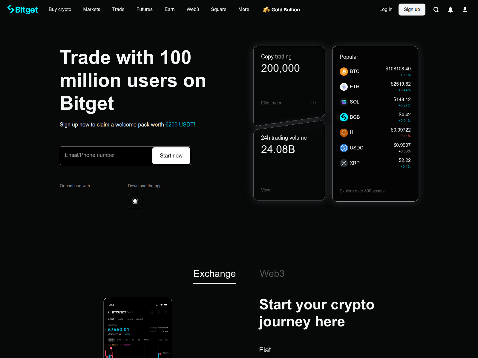 Screenshot of web3-bitget.xyz