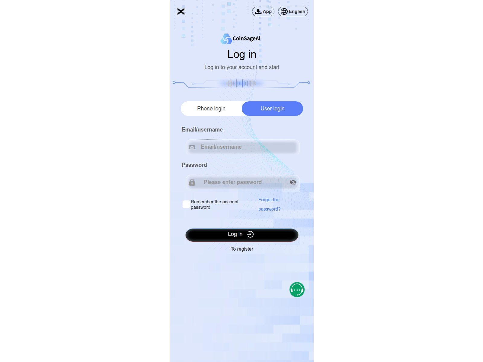 Screenshot of coinsageai.bond